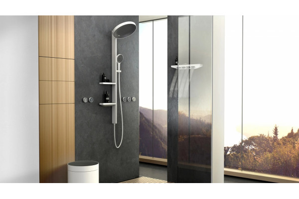 Душевая стойка Hansgrohe Rainfinity 26842700 цвет белый, штанга 140 см