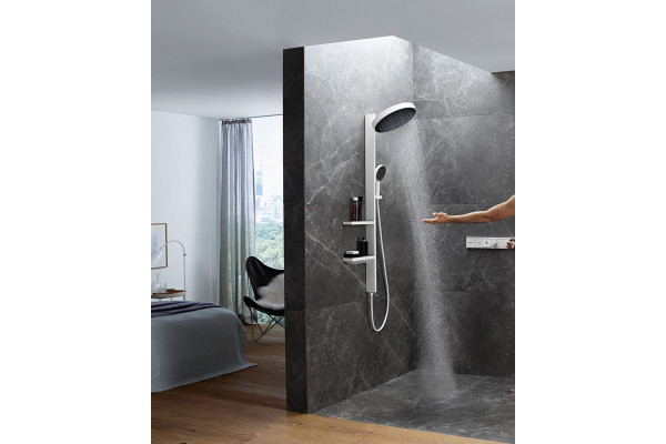 Душевая стойка Hansgrohe Rainfinity 26842700 цвет белый, штанга 140 см