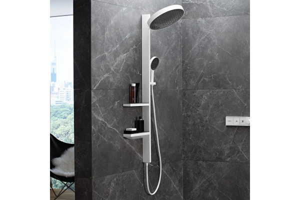 Душевая стойка Hansgrohe Rainfinity 26842700 цвет белый, штанга 140 см