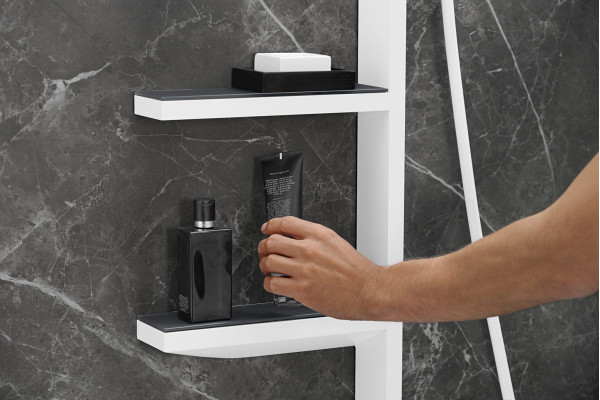 Душевая стойка Hansgrohe Rainfinity 26842700 цвет белый, штанга 140 см
