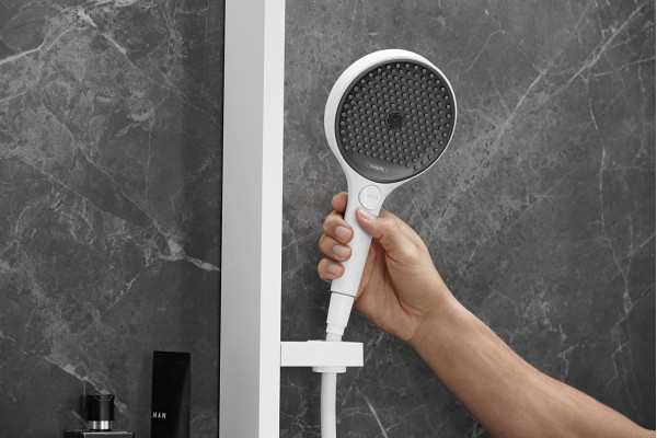 Душевая стойка Hansgrohe Rainfinity 26842700 цвет белый, штанга 140 см