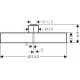 Верхний душ Hansgrohe Rainfinity 26228700 цвет белый, размер 25 см