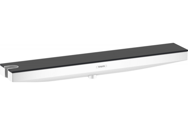 Шланговое подключение Hansgrohe Rainfinity Porter 500 26843700 с полкой и держателем, цвет белый,  в стиле hi-tech