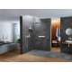 Шланговое подключение Hansgrohe Rainfinity Porter 500 26843700 с полкой и держателем, цвет белый,  в стиле hi-tech