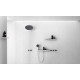Шланговое подключение Hansgrohe Rainfinity Porter 500 26843700 с полкой и держателем, цвет белый,  в стиле hi-tech