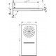 Верхний душ Hansgrohe Raindance Rainfall 180 AIR 2jet 28433000 хром,  в стиле hi-tech