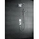 Верхний душ Hansgrohe Raindance Rainfall 180 AIR 2jet 28433000 хром,  в стиле hi-tech