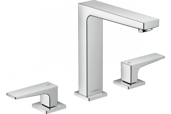 Смеситель Hansgrohe Metropol 32515000 для раковины с донным клапаном Push-Open, однорычажный, хром
