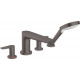 Смеситель Hansgrohe Talis E 71748340 на борт ванны однорычажный, хром