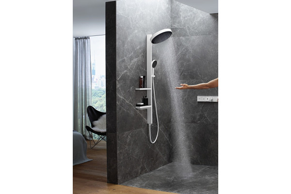 Душевая лейка Hansgrohe Rainfinity 26864700 цвет белый, штанга 25 см