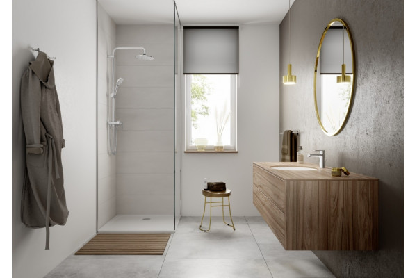 Душевая стойка Hansgrohe Vernis Blend Showerpipe 200 1jet Reno Eco 26099000 хром, штанга 112.9 см