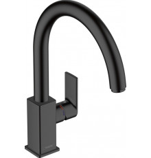 Смеситель Hansgrohe Vernis Shape M35 71871670 для кухонной мойки однорычажный, черный