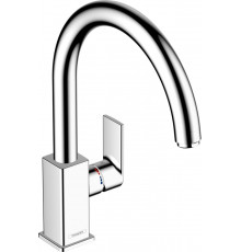 Смеситель Hansgrohe Vernis Shape M35 71871000 для кухонной мойки, хром, однорычажный, высота излива 20.9 см