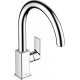 Смеситель Hansgrohe Vernis Shape M35 71871000 для кухонной мойки, хром, однорычажный, высота излива 20.9 см