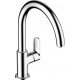 Смеситель Hansgrohe Vernis Blend M35 71870000 для кухонной мойки, хром, однорычажный, высота излива 20.9 см