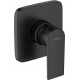 Смеситель Hansgrohe Vernis Shape 71658670 для душа, черный, однорычажный