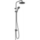 Душевая стойка Hansgrohe Vernis Blend Showerpipe 200 1jet Reno 26272670 цвет черный, штанга 112.9 см