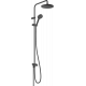 Душевая стойка Hansgrohe Vernis Blend Showerpipe 200 1jet Reno 26272670 цвет черный, штанга 112.9 см
