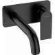 Смеситель Hansgrohe Vernis Shape 71578670 для раковины, черный, однорычажный, длина излива 20.7 см