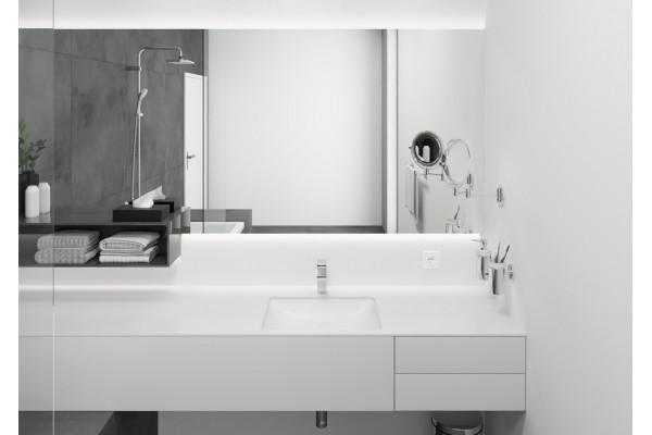 Смеситель Hansgrohe Vernis Shape 71561000 для раковины, хром, однорычажный, высота излива 9.5 см