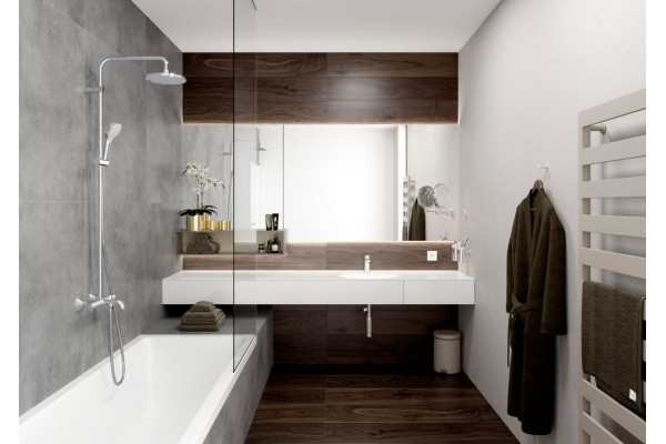 Смеситель Hansgrohe Vernis Blend 71559000 для раковины, хром, однорычажный, высота излива 8.8 см
