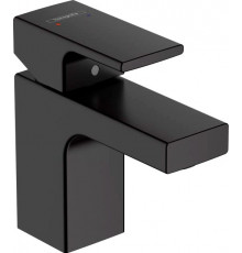 Смеситель Hansgrohe Vernis Shape 71567670 для раковины, черный, однорычажный, высота излива 7.1 см