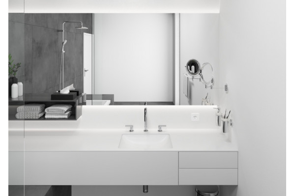 Смеситель Hansgrohe Vernis Shape 71563000 для раковины, хром, двухвентильный, высота излива 15.1 см