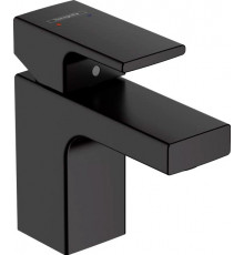 Смеситель Hansgrohe Vernis Shape 71560670 для раковины, черный, однорычажный, высота излива 7.1 см