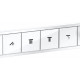 Термостат Hansgrohe RainSelect 15382700 для душа, белый матовый, термостат