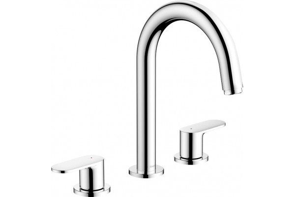 Смеситель Hansgrohe Vernis Blend 71553000 для раковины, хром, двухвентильный, высота излива 15.1 см