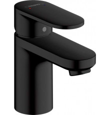 Смеситель Hansgrohe Vernis Blend 71550670 для раковины, черный, однорычажный, высота излива 7.1 см