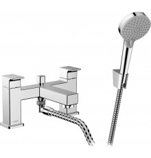 Смеситель Hansgrohe Vernis Shape 71462000 на борт ванны, хром, двухвентильный, длина излива 11 см