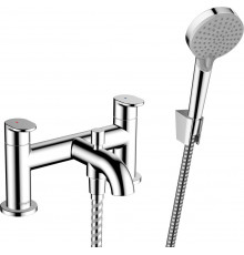Смеситель Hansgrohe Vernis Blend 71461000 на борт ванны, хром, двухвентильный, длина излива 11 см