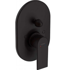 Смеситель Hansgrohe Vernis Shape 71458670 для ванны с душем, черный, однорычажный