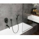 Смеситель Hansgrohe Vernis Blend 71449670 для ванны с душем, черный, однорычажный