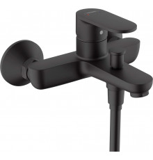 Смеситель Hansgrohe Vernis Blend 71440670 для ванны с душем, черный, однорычажный, длина излива 17.1 см