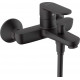 Смеситель Hansgrohe Vernis Blend 71440670 для ванны с душем, черный, однорычажный, длина излива 17.1 см