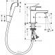 Смеситель Hansgrohe Vernis Shape 71216000 для раковины с гигиеническим душем, хром, однорычажный, высота излива 9.2 см