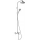 Душевая стойка Hansgrohe Vernis Blend Showerpipe 200 1jet EcoSmart 26079000 хром, штанга 152.4 см