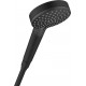 Душевая лейка Hansgrohe Vernis Blend 26340670 черная цвет черный, штанга 21.1 см