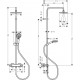 Душевая стойка Hansgrohe Vernis Shape 26286000 Showerpipe 230 1jet с термостатом, хром, штанга 117 см, шланг пластиковый 160 см