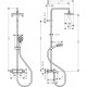 Душевая стойка Hansgrohe Vernis Shape 26284000 Showerpipe 230 1jet с термостатом, хром, штанга 117 см, шланг пластиковый 160 см