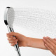 Душевая стойка Hansgrohe Vernis Shape 26284000 Showerpipe 230 1jet с термостатом, хром, штанга 117 см, шланг пластиковый 160 см