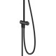 Душевая стойка Hansgrohe Vernis Shape 26282670 Showerpipe 230 1jet Reno черный штанга 116.7 см, шланг пластиковый 160 см