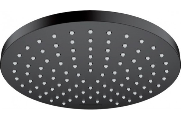 Верхний душ Hansgrohe Vernis Blend 26277670 200 1jet EcoSmart черный штанга 5.3 см, размер 20.5 см