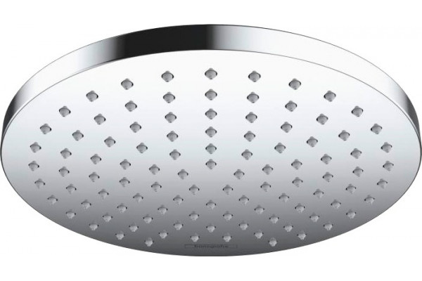 Верхний душ Hansgrohe Vernis Blend 26277000 200 1jet EcoSmart хром штанга 5.3 см, размер 20.5 см