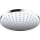 Верхний душ Hansgrohe Vernis Blend 26277000 200 1jet EcoSmart хром штанга 5.3 см, размер 20.5 см