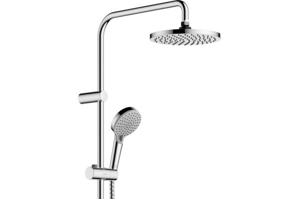 Душевая стойка Hansgrohe Vernis Blend 26276000 Showerpipe 200 1jet с термостатом, хром, штанга 117 см, шланг пластиковый 160 см