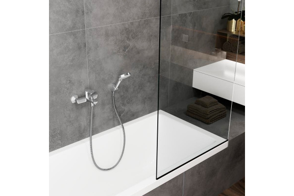 Душевая лейка Hansgrohe Vernis Blend 26273000 хром штанга 28.2 см,  в современном стиле