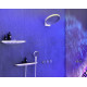 Шланговое подключение Hansgrohe Rainfinity 26858700 с полкой, штанга 6.6 см,  в стиле hi-tech